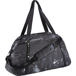 Nike Auralux Print Club Training Bag, Dark Grey/Black